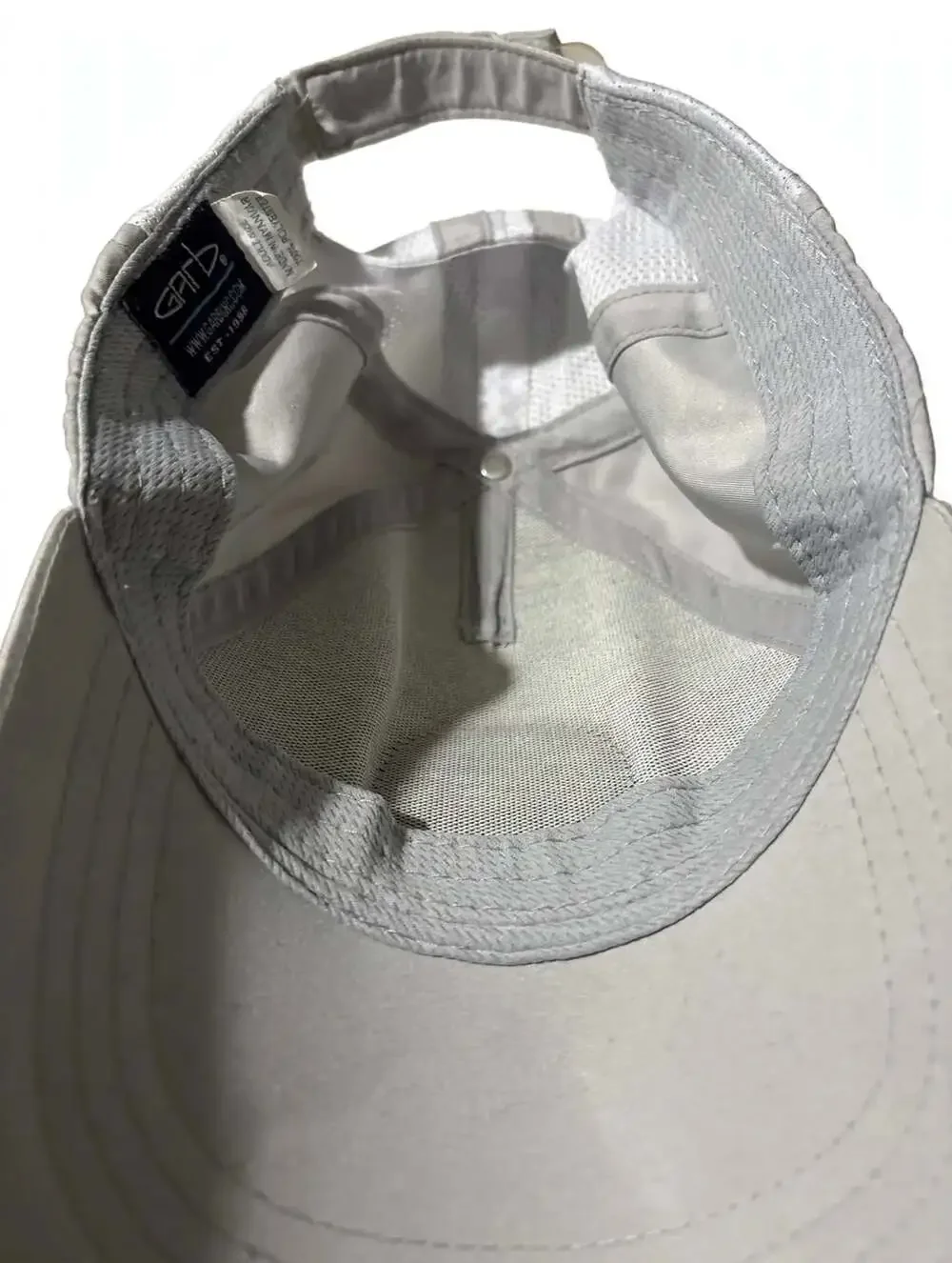 Garb PGA Jr. League Adult Adjustable Gray Mesh Golf Hat Cap